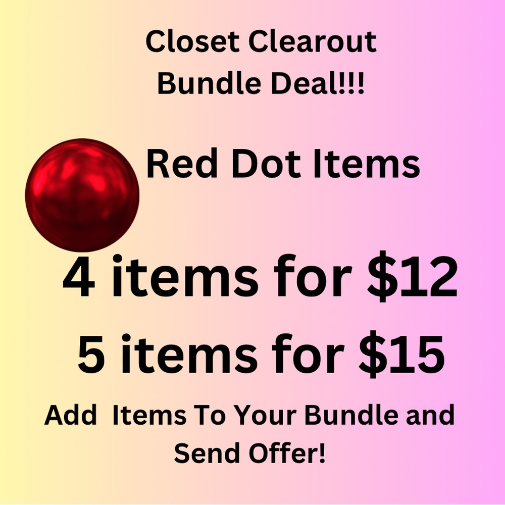 🔴 Red Dot Bundle Sale